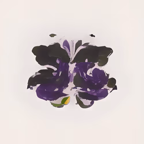 Rorschach Meadow By Ash White