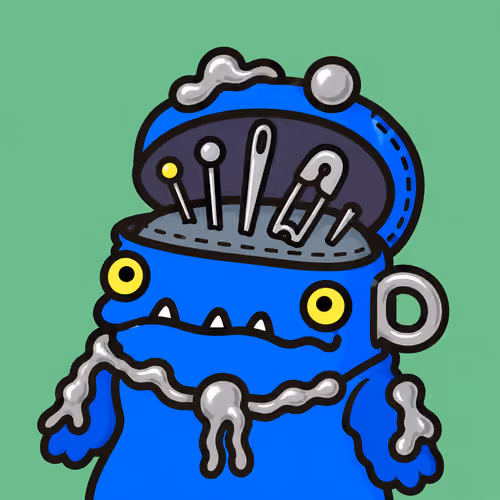 Playful Sewing Kit Monster Character #4071