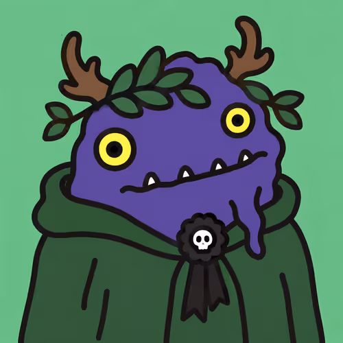 Mysterious Druid with Floral Cloak #5330