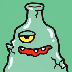 Broken Bottle Monster Character #7464
