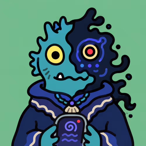 Mystic Sea Creature Priest in Vibrant Colors #4669