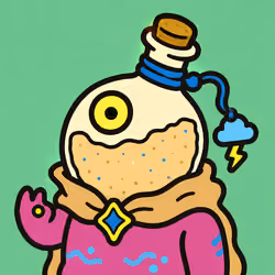 Whimsical Potion Guardian with Charm #3426