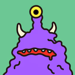 Purple Horned Cyclops #3012