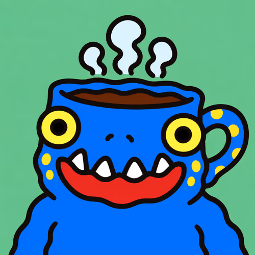 Kawaii Monster Mug with Steam #8843
