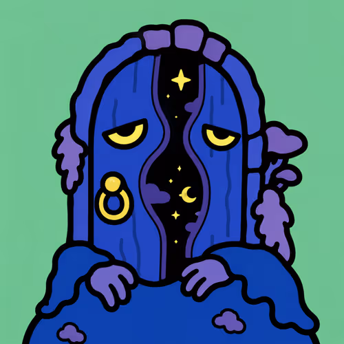 Sleepy Cosmic Doorway Creature #6065