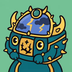 Scarab Shaped Treasure Box with Storm Dome #5989