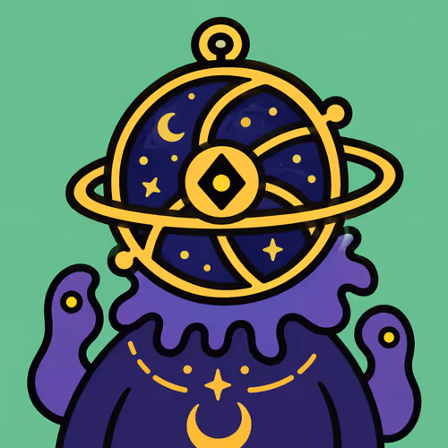 Cosmic Robot with Stellar Headgear #6871