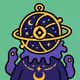 Cosmic Robot with Stellar Headgear #6871