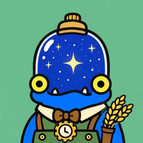Starlit Harvest Monster with Gear Pendant #4284