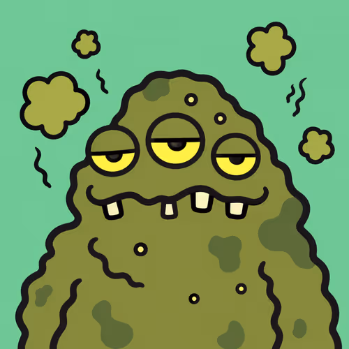 Sleepy Monster with Stinky Aura #9635