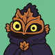 Mystical Creature with Leaf Mask #6036