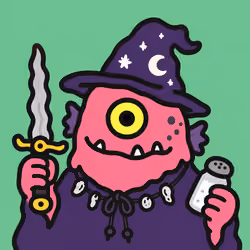 Mischievous Monster Witch with Accessories #7125
