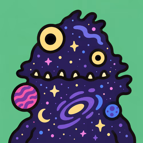 Cosmic Monster with Starry Details #3592