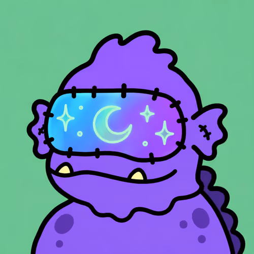 Purple Monster with Magical Visor #4141