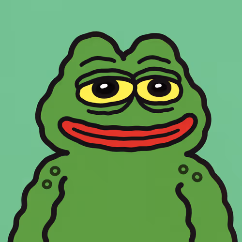 Pepe Inspired Green Cartoon Character #9398