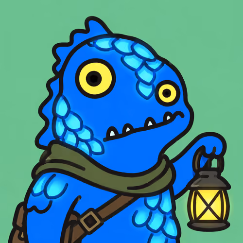 02 Quirky Glowing Monster with Lantern #6891