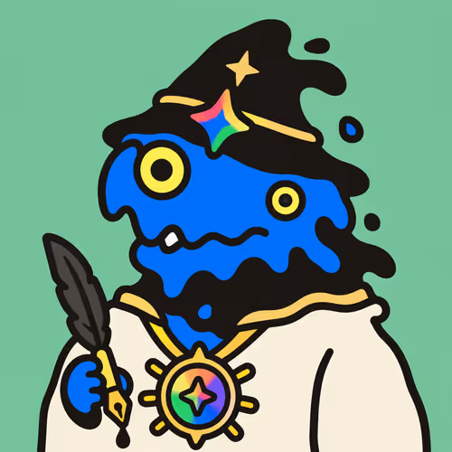 Ink Mage with Quirky Charm #4558