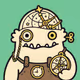Nft 0144 Clockwork Monster with Astrolabe Accessories #9126