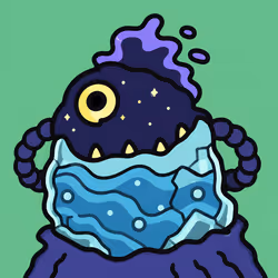 Space Monster with Liquid Body #9656