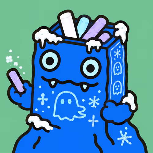 Frosty Monster with Chalky Details #7185