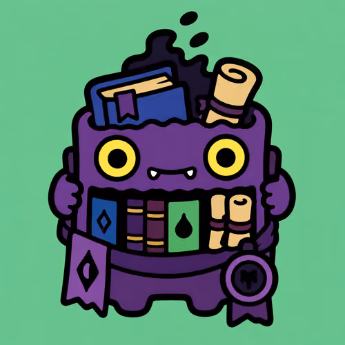 Pocket Library Monster Mascot #7140