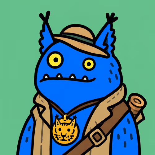 Explorer Monster with Map Roll #6308