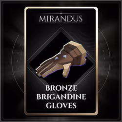 Bronze Brigandine Gloves (Common) #116