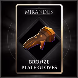 Bronze Plate Gloves (Common) #121