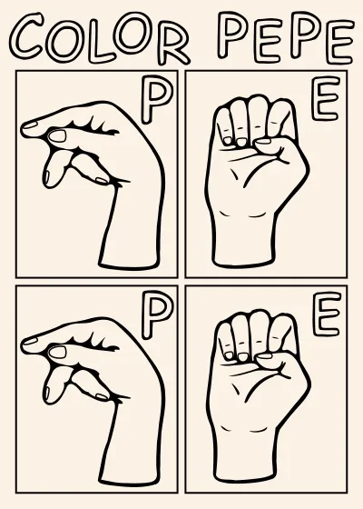 COLORING PEPE