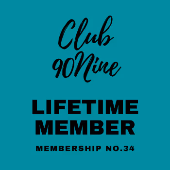 Club 90nine Membership No.34