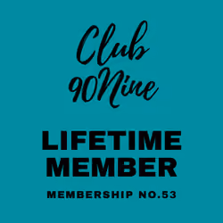 Club 90nine Membership No.53