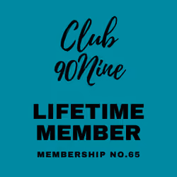 Club 90nine Membership No.65