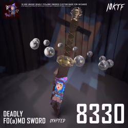 Wizard Deadly FO(a)MO Sword #8330