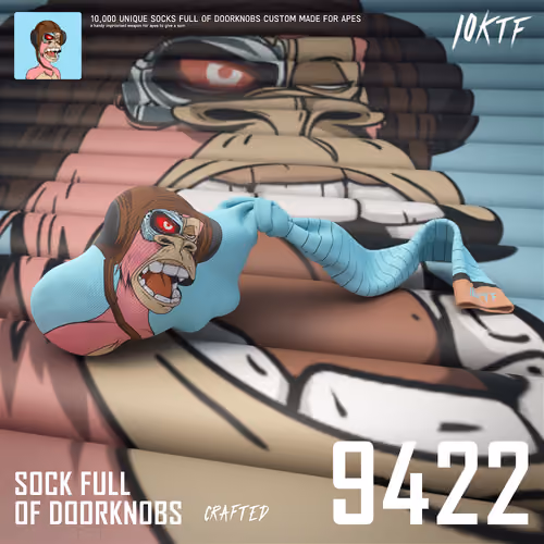 Ape Sock Full of Doorknobs #9422