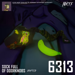 Mutant Sock Full of Doorknobs #6313