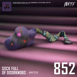 HV-MTL Sock Full of Doorknobs #852