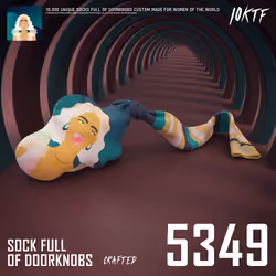 World of Sock Full of Doorknobs #5349