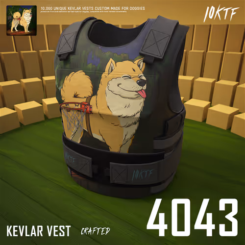 Kennel Kevlar Vest #4043