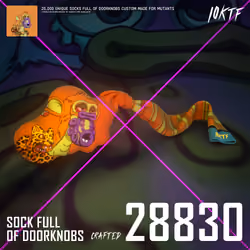 Mutant Sock Full of Doorknobs #28830