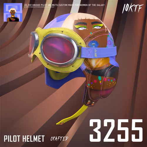 Galaxy Pilot Helmet #3255