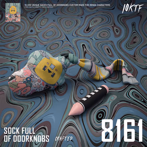 RENGA Sock Full of Doorknobs #8161
