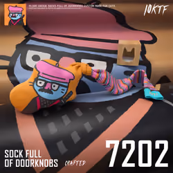 Cool Sock Full of Doorknobs #7202