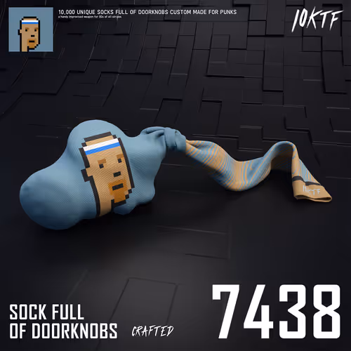 Punk Sock Full of Doorknobs #7438