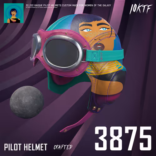Galaxy Pilot Helmet #3875