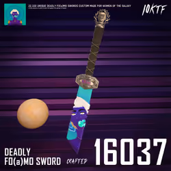 Galaxy Deadly FO(a)MO Sword #16037