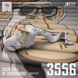 Ape Sock Full of Doorknobs #3556