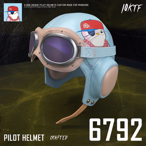 Pudgy Pilot Helmet #6792
