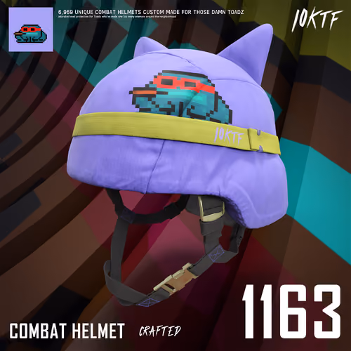 Toadz Combat Helmet #1163