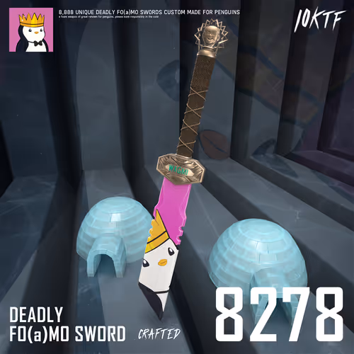 Pudgy Deadly FO(a)MO Sword #8278