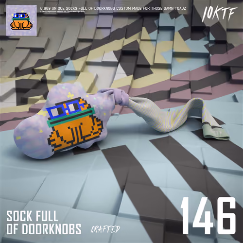 Toadz Sock Full of Doorknobs #146